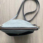 Load image into Gallery viewer, Moonie Waxed Canvas &amp; Veg Tan Leather Purse
