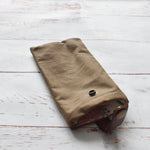 Load image into Gallery viewer, Waxed Canvas &amp; Leather Glasses Case
