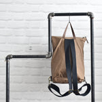 Load image into Gallery viewer, MUNC Waxed Canvas and Leather Backpack 
